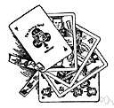 trump - a playing card in the suit that has been declared trumps