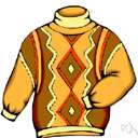 jumper - a crocheted or knitted garment covering the upper part of the body
