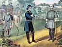 Atlanta - a siege in which Federal troops under Sherman cut off the railroads supplying the city and then burned it