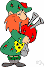 pipe major - the chief piper in a band of bagpipes
