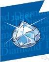diamond - very hard native crystalline carbon valued as a gem