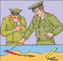 military advisor - a military officer who serves as an adviser to the troops of an allied nation