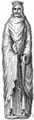 Clovis - king of the Franks who unified Gaul and established his capital at Paris and founded the Frankish monarchy
