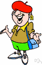 beret - a cap with no brim or bill