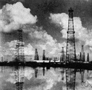 oil rig - rig used in drilling for oil or gas