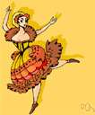 showgirl - a woman who dances in a chorus line