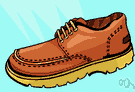 footwear - clothing worn on a person's feet
