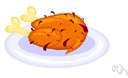 Maryland chicken - chicken fried than oven-baked and served with milk gravy