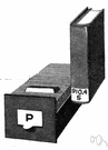 pressmark - a mark consisting of characters written on a book