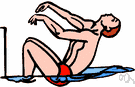 backstroker - someone who swims the backstroke