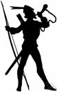 Robin Hood - legendary English outlaw of the 12th century