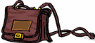purse - a container used for carrying money and small personal items or accessories (especially by women)