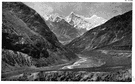 Nanda Devi - a mountain in the Himalayas in northern India (25,660 feet high)