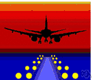 Glide slope - the final path followed by an aircraft as it is landing