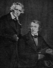 Wilhelm Grimm - the younger of the two Grimm brothers remembered best for their fairy stories (1786-1859)