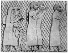 Sennacherib - king of Assyria who invaded Judea twice and defeated Babylon and rebuilt Nineveh after it had been destroyed by Babylonians (died in 681 BC)