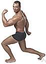 athletic type - muscular and big-boned