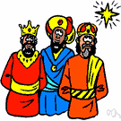 Wise Men - (New Testament) the sages who visited Jesus and Mary and Joseph shortly after Jesus was born
