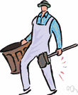 garbageman - someone employed to collect and dispose of refuse