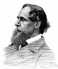 dickens - English writer whose novels depicted and criticized social injustice (1812-1870)