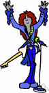rock'n'roll - a genre of popular music originating in the 1950s