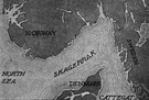 Skagerak - a broad strait of the North Sea between Jutland and Norway