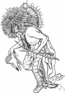 Hidatsa - a member of the Sioux people formerly inhabiting an area along the Missouri river in western North Dakota