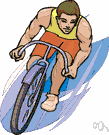 cyclist - a person who rides a bicycle