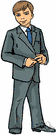 white tie and tails - formalwear consisting of full evening dress for men