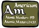 am - a radioactive transuranic metallic element