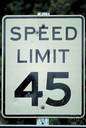 miles per hour - a speedometer reading for the momentary rate of travel