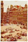 open-air market - a public marketplace where food and merchandise is sold