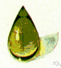 chrysolite - a brown or yellow-green olivine found in igneous and metamorphic rocks and used as a gemstone