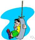 vacillation - changing location by moving back and forth