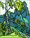 backwoods - a remote and undeveloped area