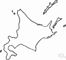 Yezo - the second largest of the four main islands of Japan