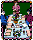 Passover supper - (Judaism) the ceremonial dinner on the first night (or both nights) of Passover
