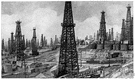 oilfield - a region rich in petroleum deposits (especially one with producing oil wells)