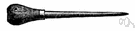 marlinspike - a pointed iron hand tool that is used to separate strands of a rope or cable (as in splicing)