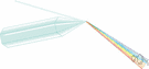 translucent substance - a material having the property of admitting light diffusely