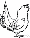 European black grouse - large northern European grouse that is black with a lyre-shaped tail