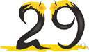 twenty-nine - being nine more than twenty