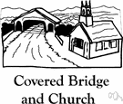 Covered Bridge - a bridge whose passageway is protected by a roof and enclosing sides