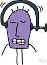 sick headache - a severe recurring vascular headache