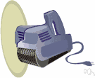 electric sander - a power tool used for sanding wood