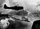 Wake Island - an island in the western Pacific between Guam and Hawaii
