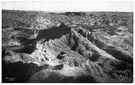 Badlands - deeply eroded barren land