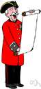 town crier - (formerly) an official who made public announcements