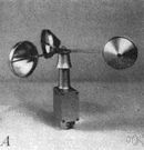 wind gage - a gauge for recording the speed and direction of wind