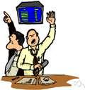 trading floor - a large room in a exchange where the trading is done